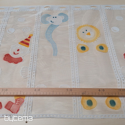 Cortina infantil para vidriera - jacquard CIRKUS II