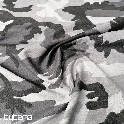 Tela decorativa CAMUFLAJE gris