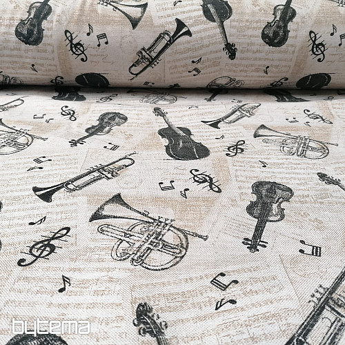 Tela decorativa INSTRUMENTOS MUSICALES