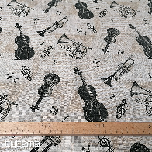 Tela decorativa INSTRUMENTOS MUSICALES
