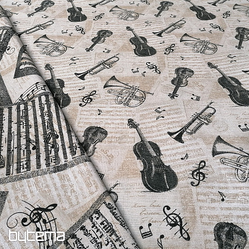 Tela decorativa INSTRUMENTOS MUSICALES
