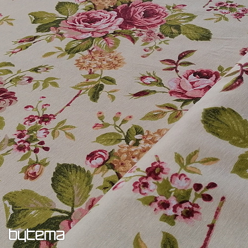 Tela decorativa CORNWALL ROSE