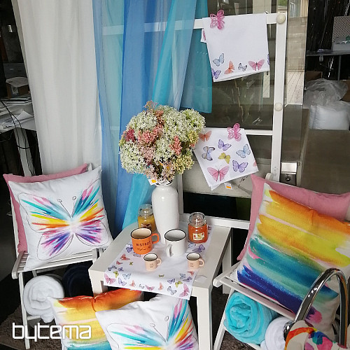 Funda de cojín decorativa ARCO IRIS PASTEL