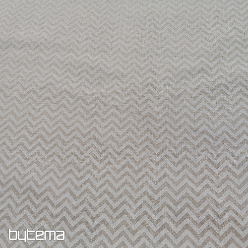 Tela de algodón en zigzag.