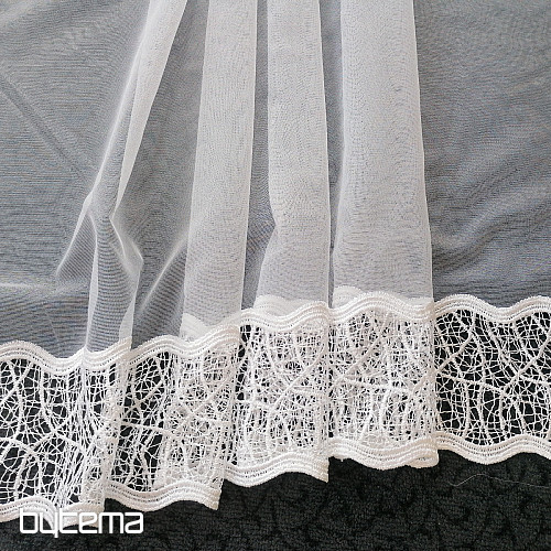 Cortina de lujo GERSTER 11619 blanco