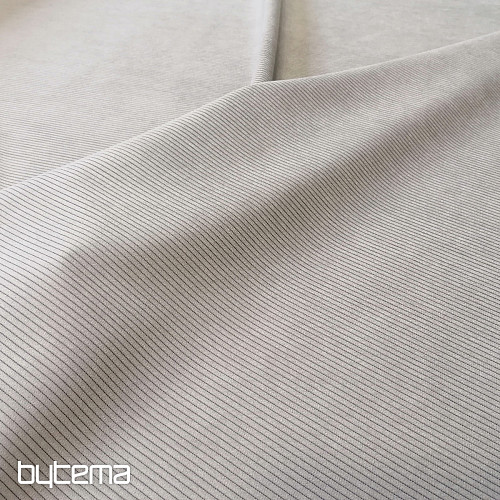 funda de tela RIB PEWTER gris-beige claro