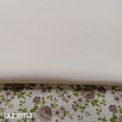 Tela decorativa SONJA uni crema claro