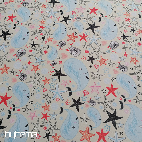 Tela decorativa BLACK-OUT Mundo submarino