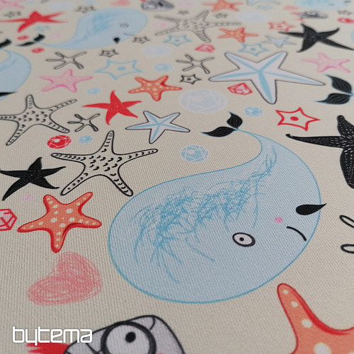 Tela decorativa BLACK-OUT Mundo submarino