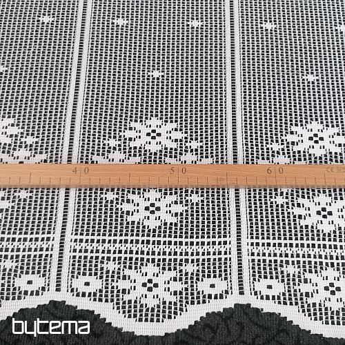 Cortina corta jacquard 115 cm