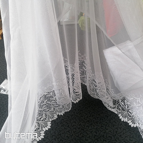 Cortina de lujo GERSTER 11741 blanco