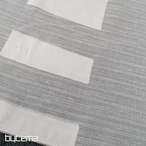 Cortina de lujo crema claro 11148