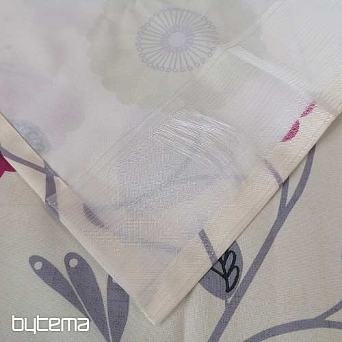 Cortina decorativa Flores 1 -140x240 cm-