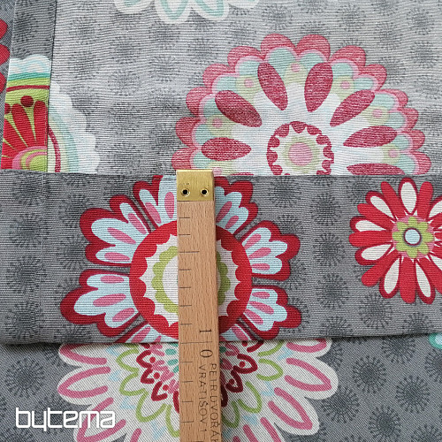 Cortina decorativa Mandala flor -130x245 cm-