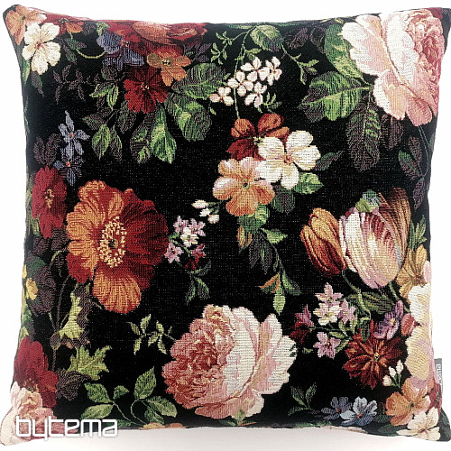 Funda de almohada tapiz ROSA NEGRA