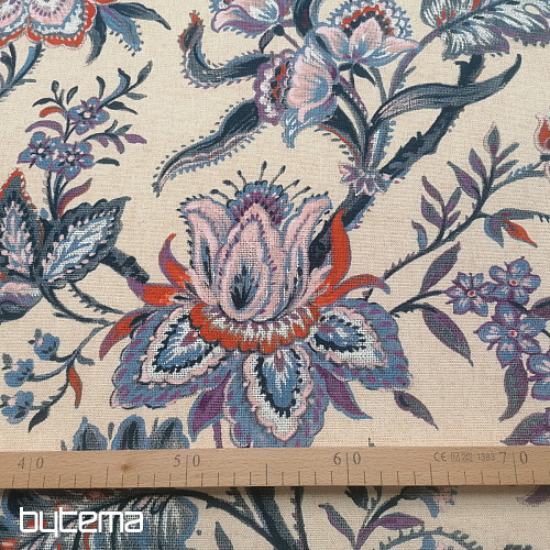 Tela decorativa FLOR AZUL GRANDE