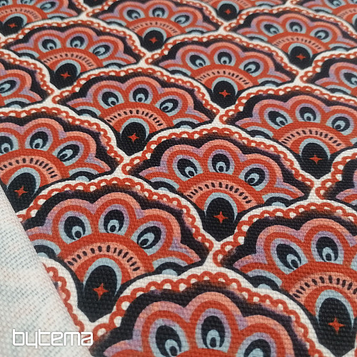 Tela decorativa VARANASI-K Naranja