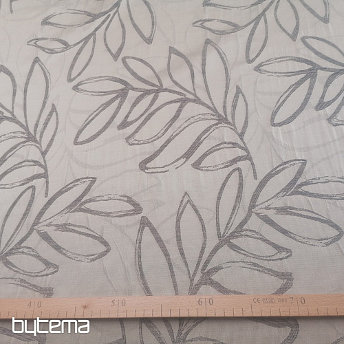 Tela decorativa SALVIA 79 dorado-beige-gris