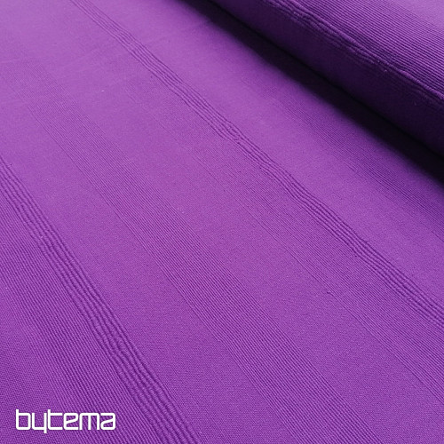 Tela lisa de algodón KARUR violeta