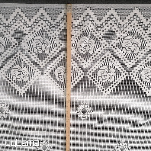 Cortina jacquard 86759/300 blanco