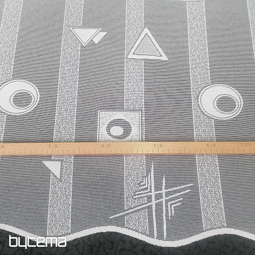 Cortina jacquard 8852/300 blanco
