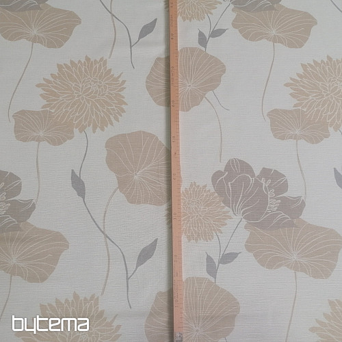 Tela decorativa Taurus-flores beige