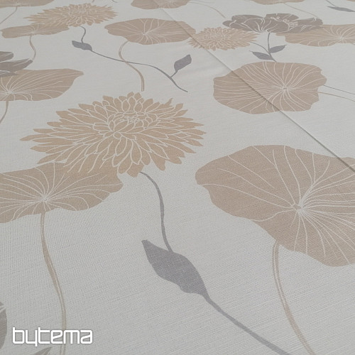 Tela decorativa Taurus-flores beige