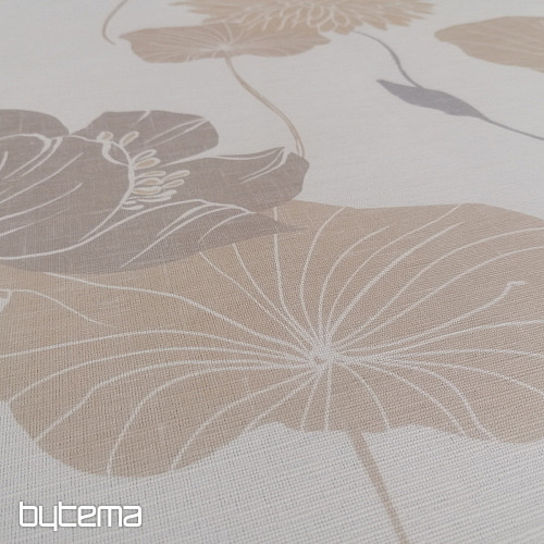 Tela decorativa Taurus-flores beige
