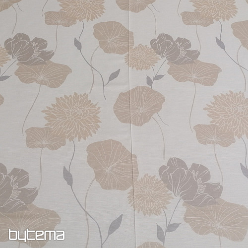 Tela decorativa Taurus-flores beige