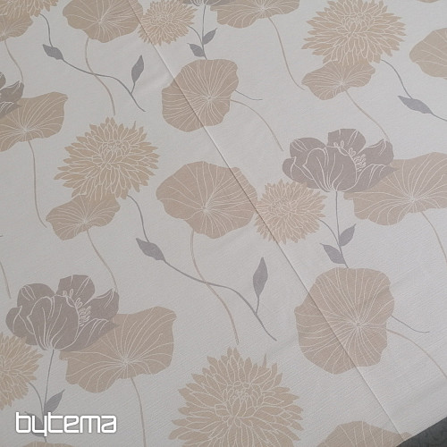 Tela decorativa Taurus-flores beige