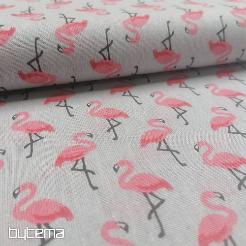 Tela decorativa FLAMINGO gris