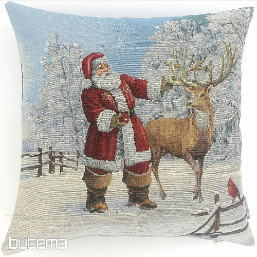 Funda tapiz navideño SANTA CON VENADO