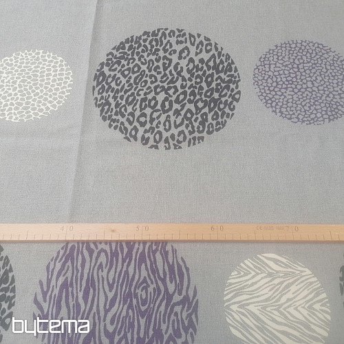 Telas decorativas Oxford negro-violeta