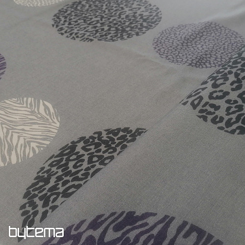 Telas decorativas Oxford negro-violeta