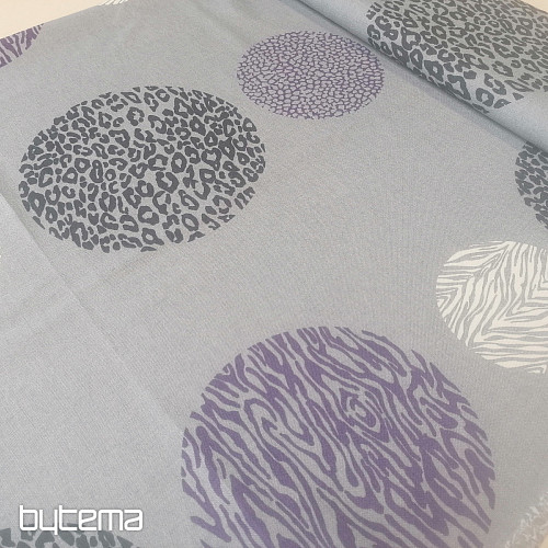 Telas decorativas Oxford negro-violeta