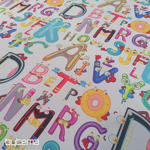 Tela decorativa BLACK-OUT Letras alegres