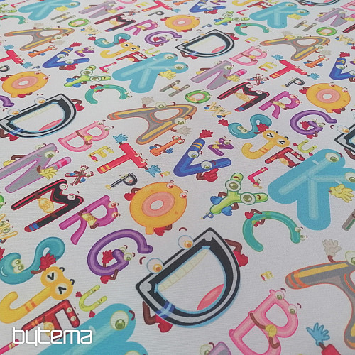 Tela decorativa BLACK-OUT Letras alegres