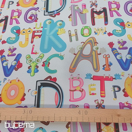 Tela decorativa BLACK-OUT Letras alegres