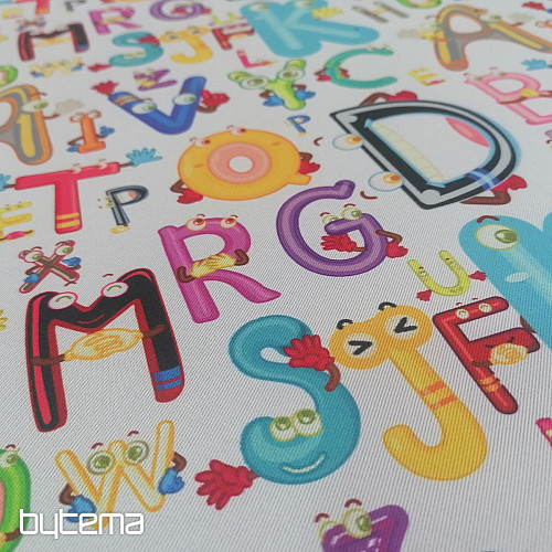 Tela decorativa BLACK-OUT Letras alegres