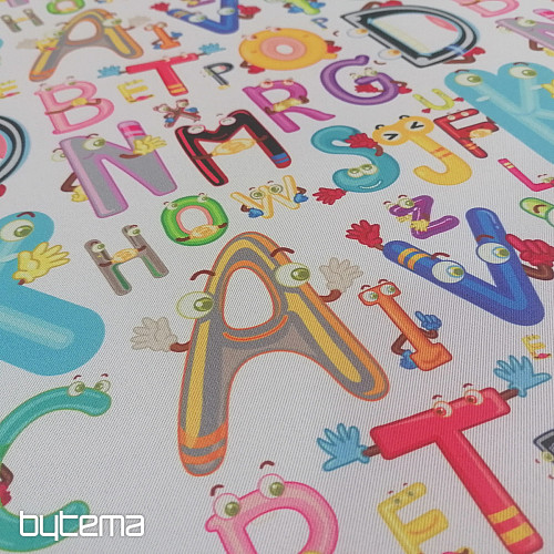 Tela decorativa BLACK-OUT Letras alegres
