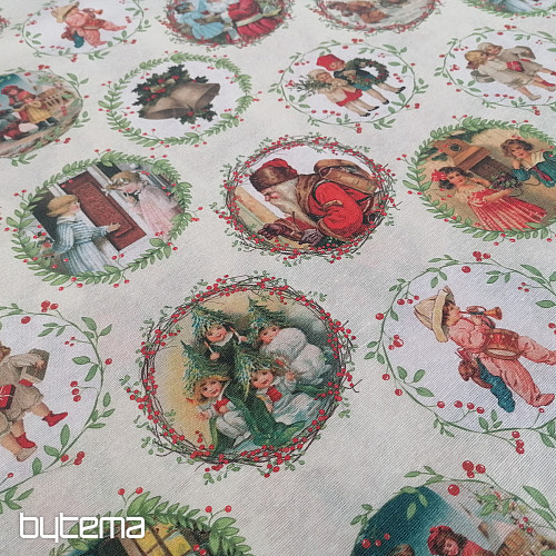 Tela decorativa navideña VICTORIAN CHRISTMAS