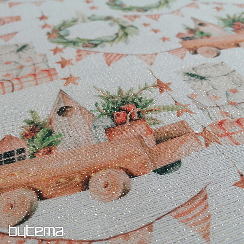 Juguetes de tela para decoración navideña.