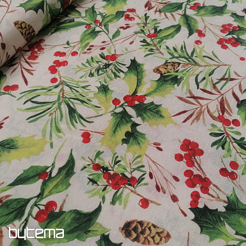 Tela decorativa navideña Holly 3