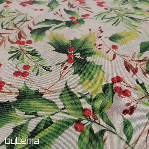 Tela decorativa navideña Holly 3