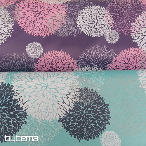 Tela decorativa BLACK OUT Astra turquesa