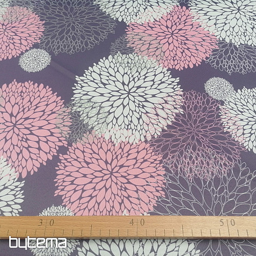 Tela decorativa BLACK OUT Astra lila