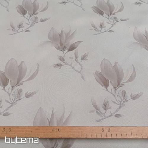 Tela decorativa BLACK OUT MAGNOLIA marrón