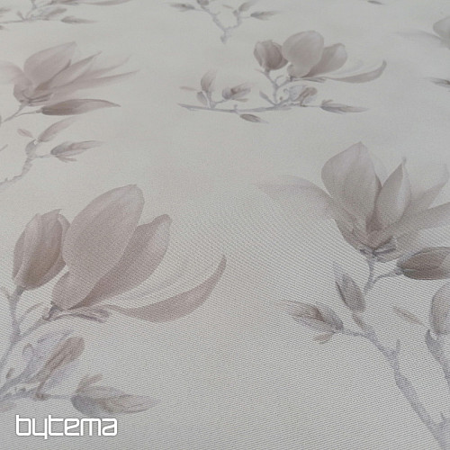 Tela decorativa BLACK OUT MAGNOLIA marrón