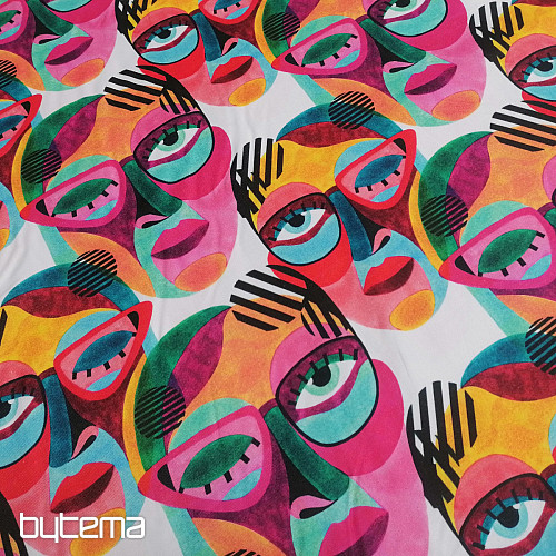 Máscaras de tela decorativas
