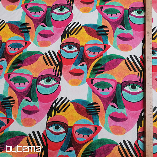 Máscaras de tela decorativas